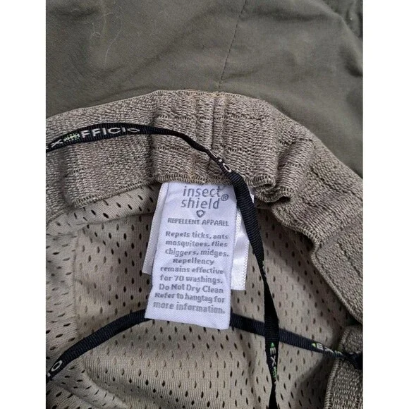 Exofficio Sun Hat Beige Khaki Boonie Bucket Safari Insect Bug Shield Repellent - Picture 6 of 7
